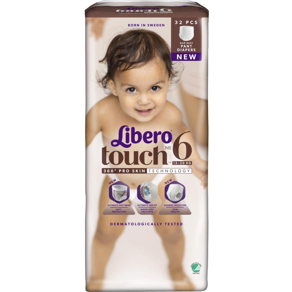 Підгузки Libero Touch 6 (13-20 кг) 32 шт (7322540770254) - зображення 2