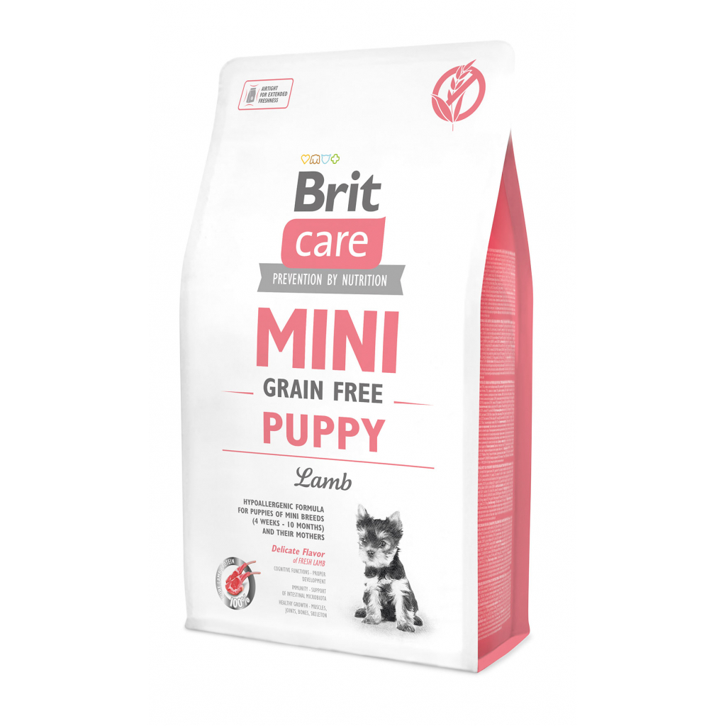 Сухий корм для собак Brit Care GF Mini Puppy Lamb 2 кг (8595602520138) - зображення 1