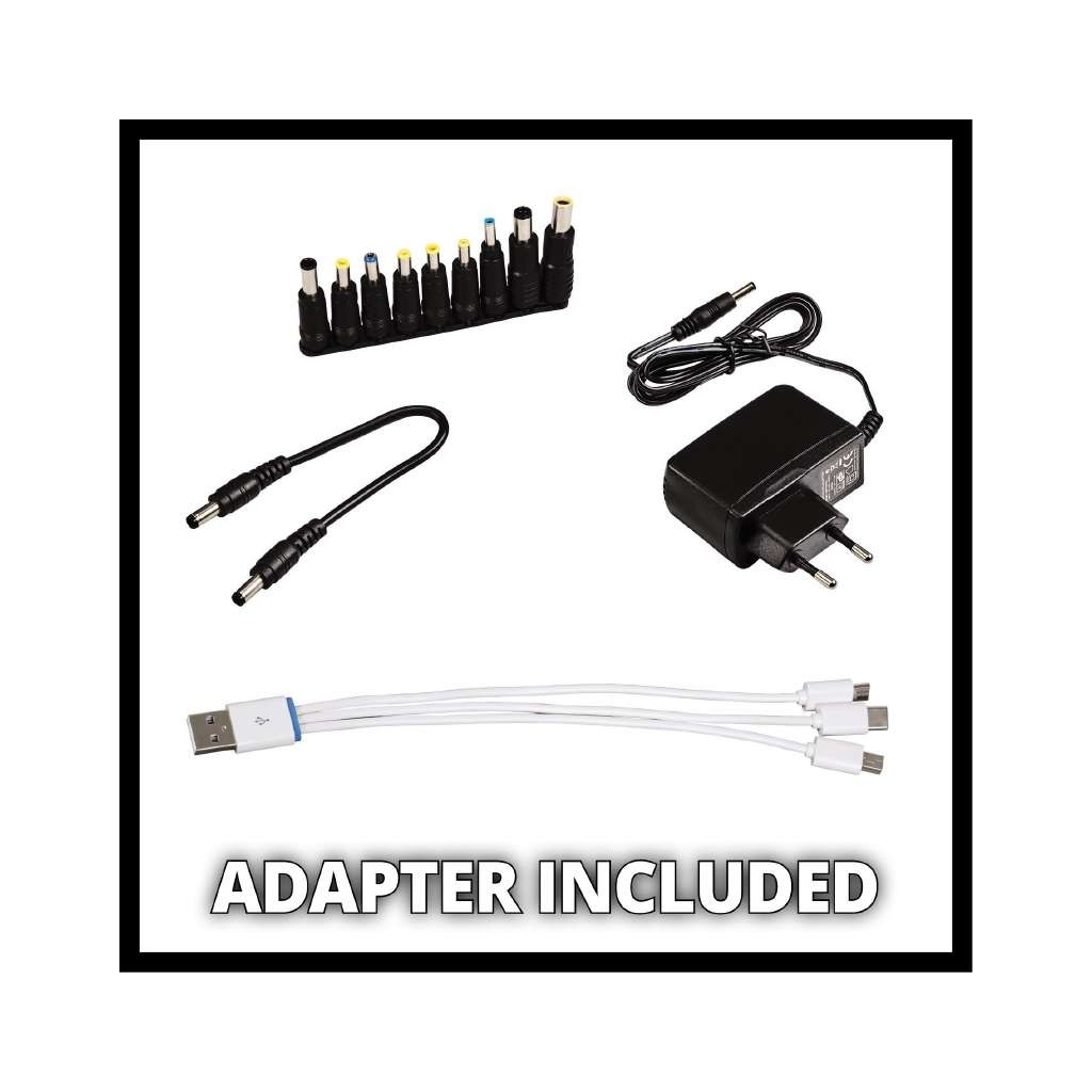 Пуско зарядний пристрій Einhell CE-JS 18 Jump Starter Power Bank, 18000мАг, 2хUSB 5В, 12В, пуск 600A (1091531) - зображення 7