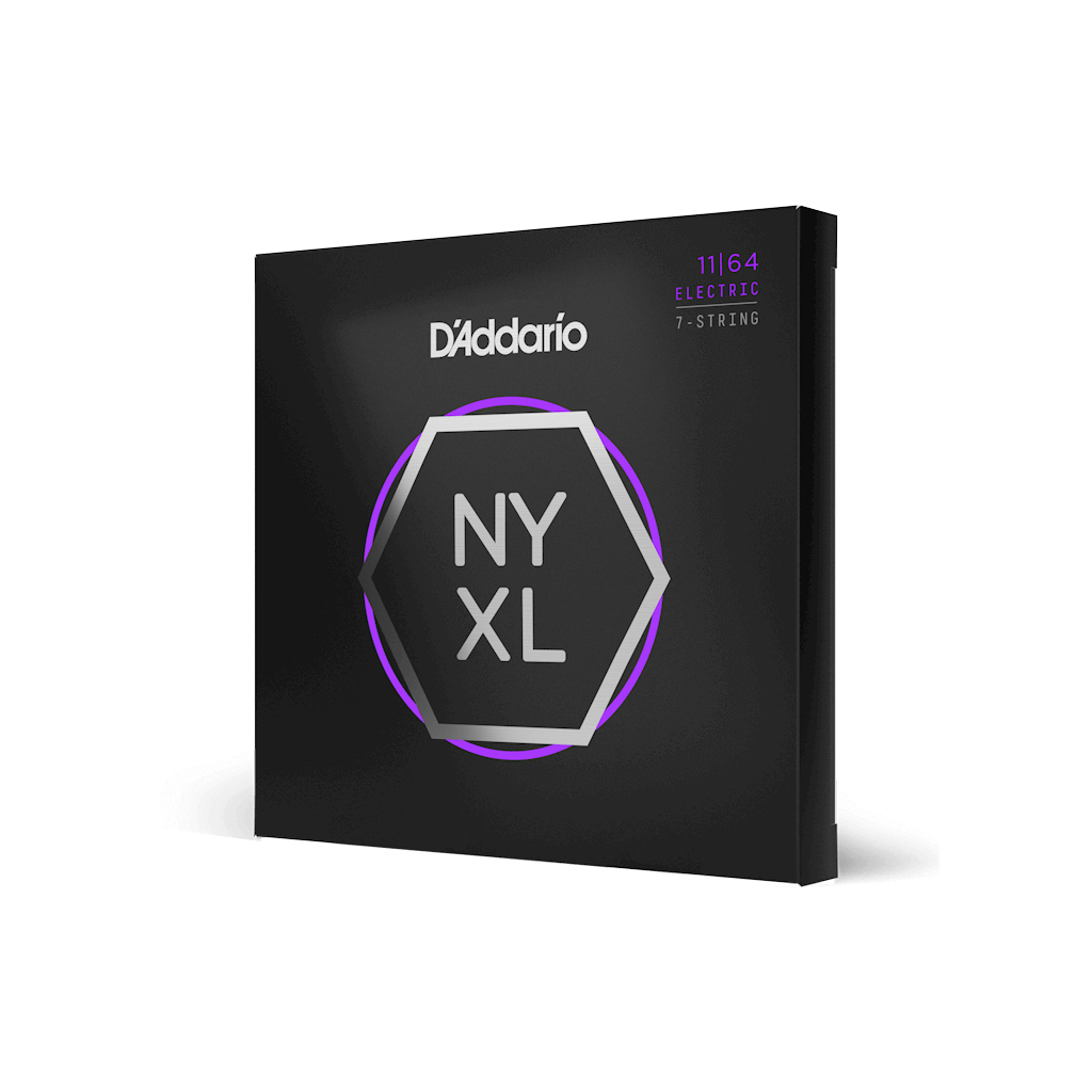 Струни для гітари D'Addario NYXL Medium 7-String (11-64) (NYXL1164) - зображення 2