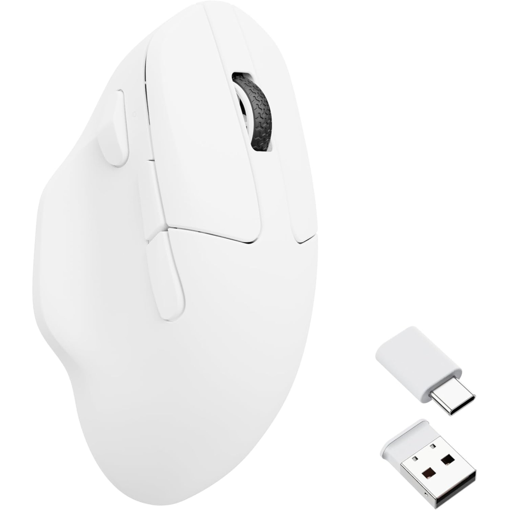 Мишка Keychron M7 Wireless/Bluetooth/USB White (M7-A3) - зображення 7