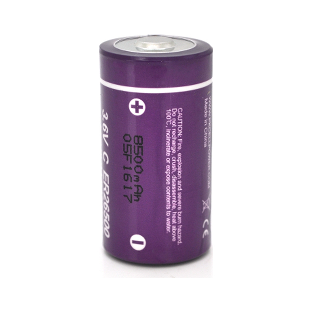 Батарейка ER26500 (size C), 3.6V 8500mah, Lithium, OEM PkCell (ER26500) - зображення 1