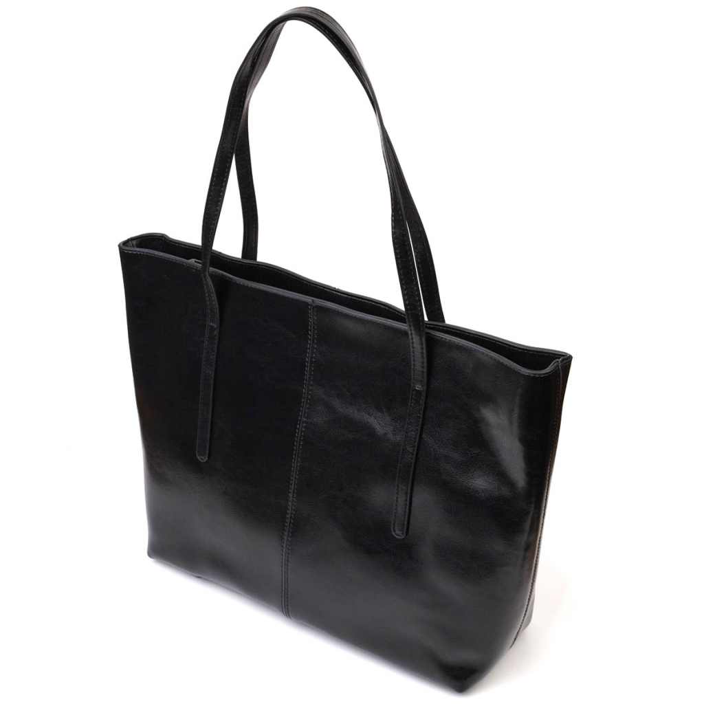 Сумка Vintage З натуральної шкіри Чорна (22095) - зображення 2