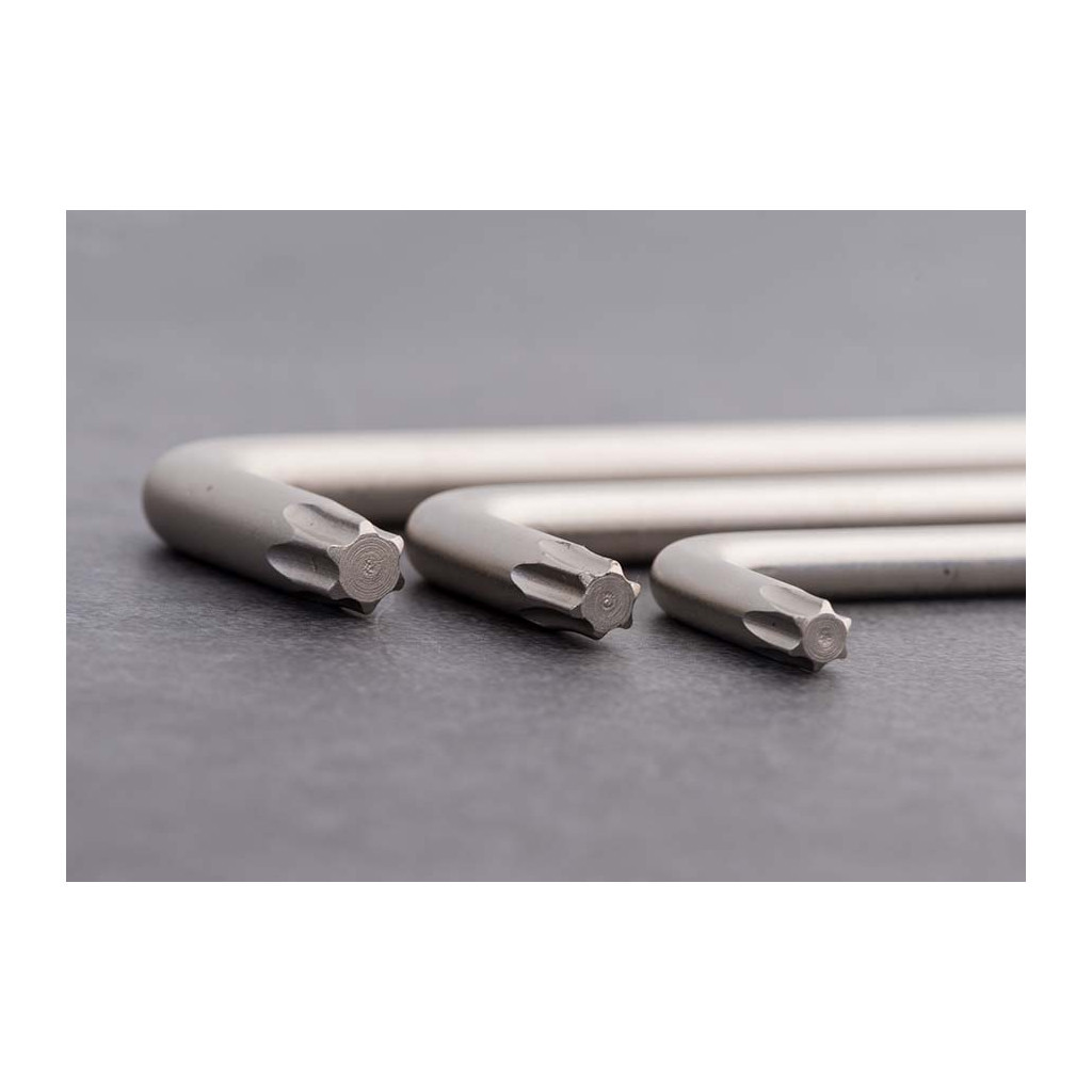 Ключ KING TONY набір Г-подібні Torx Т10-Т40, 7 шт. (20307PR) - зображення 5