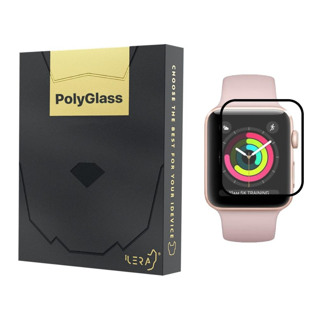 Скло захисне iLera PolyGlass Apple Watch 7 38 mm (ILAWPG06) - зображення 1