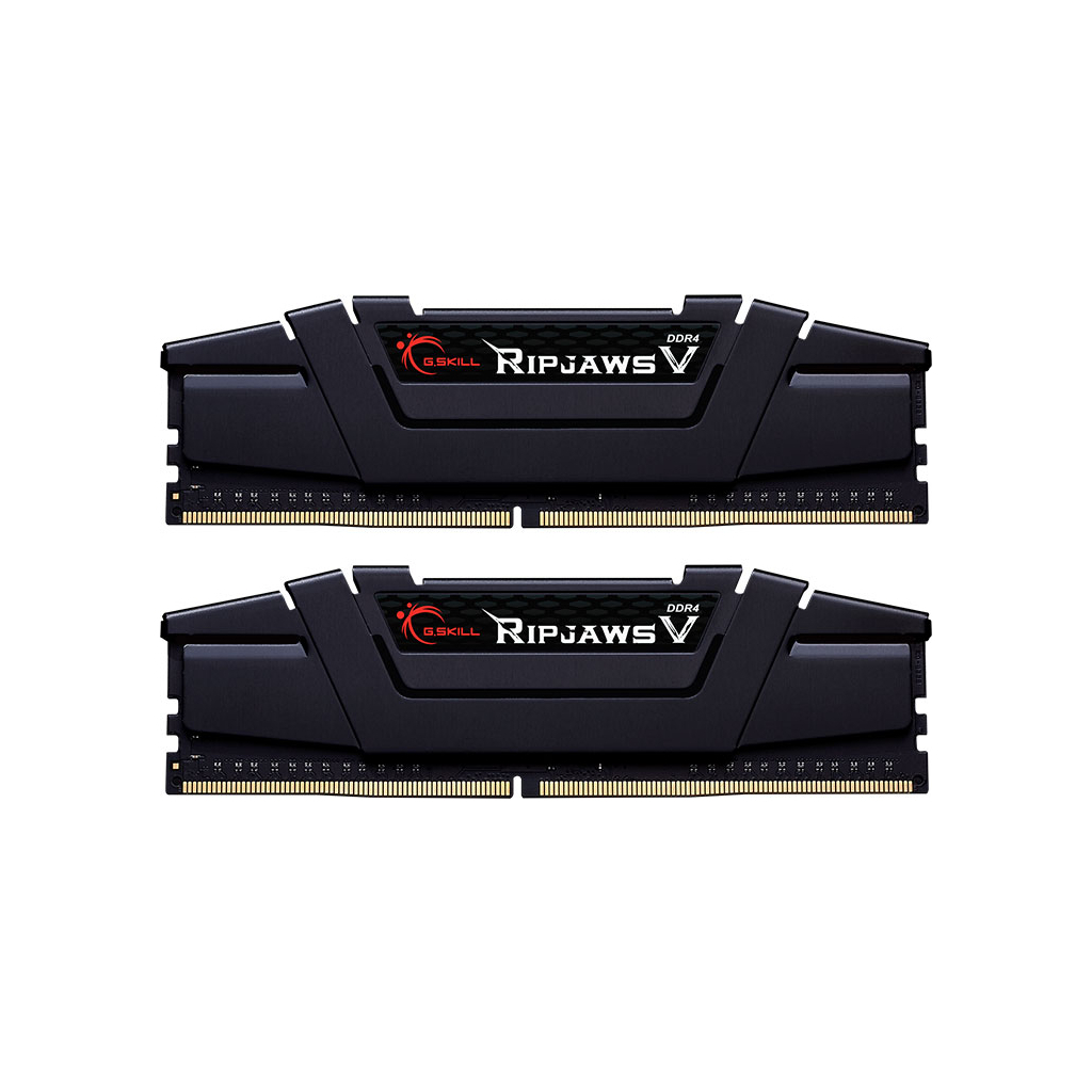 Модуль пам'яті для комп'ютера DDR4 16GB (2x8GB) 4400 MHz RipjawsV Black G.Skill (F4-4400C18D-16GVKC) - зображення 1