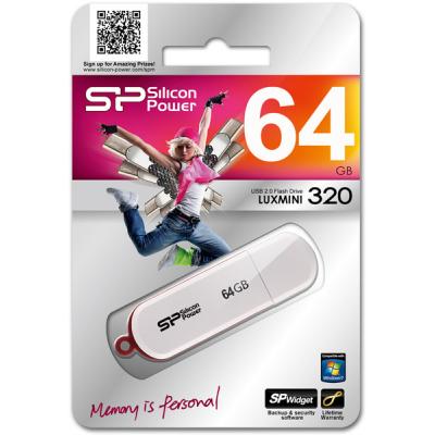 USB флеш накопичувач Silicon Power 64GB Luxmini 320 USB 2.0 (SP064GBUF2320V1W) - зображення 4