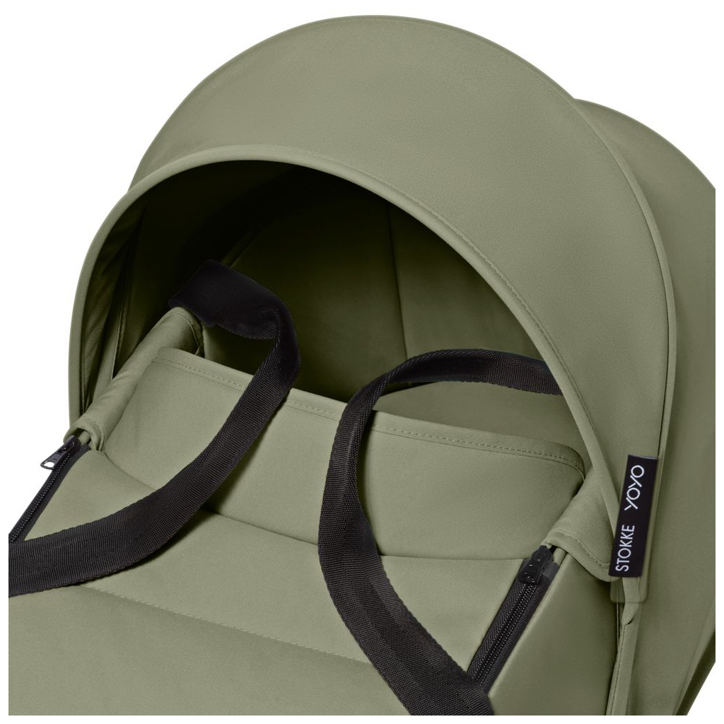 Люлька Stokke YOYO newborn shell, оливковий (Olive) (646311) - зображення 2