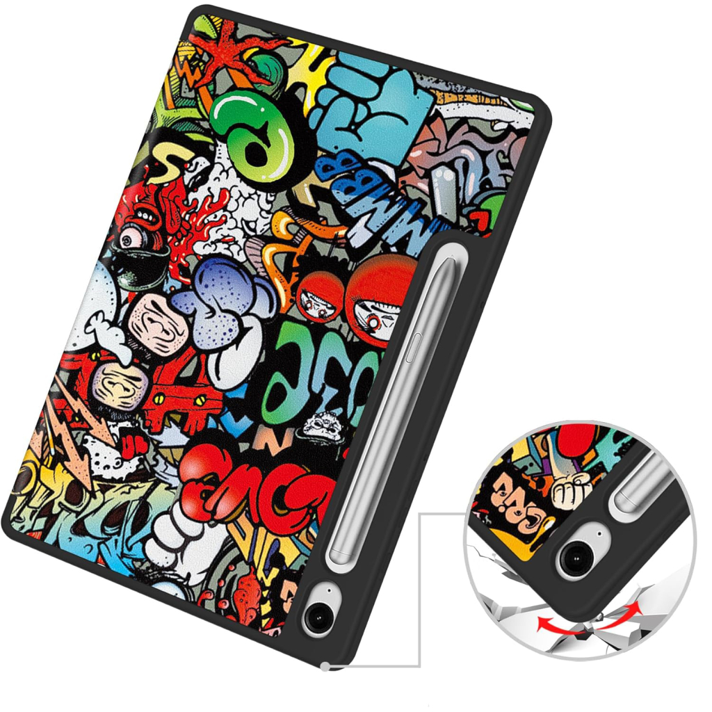 Чохол до планшета BeCover Flexible TPU Mate Samsung Tab S9 (SM-X710/SM-X716)/S9 FE (SM-X510/SM-X516B) 11.0" Graffiti (712534) - изображение 6