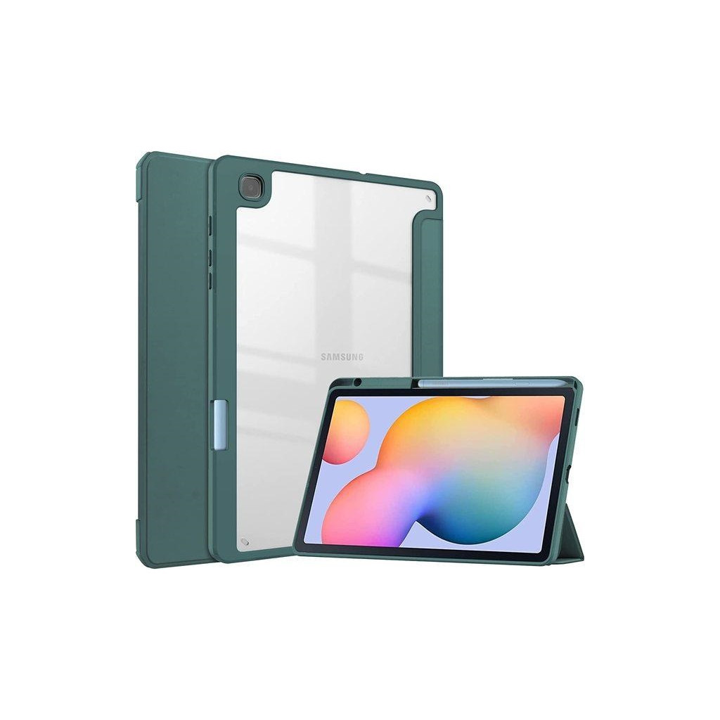 Чохол до планшета BeCover Soft Edge Pencil Mount Samsung Galaxy Tab S6 Lite 10.4 P610/P613/P615/P619 Dark Green (708353) - зображення 2