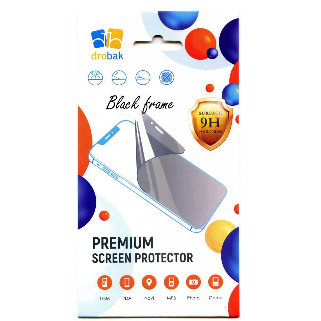 Скло захисне Drobak Motorola G23 (Black) (717149) - зображення 6