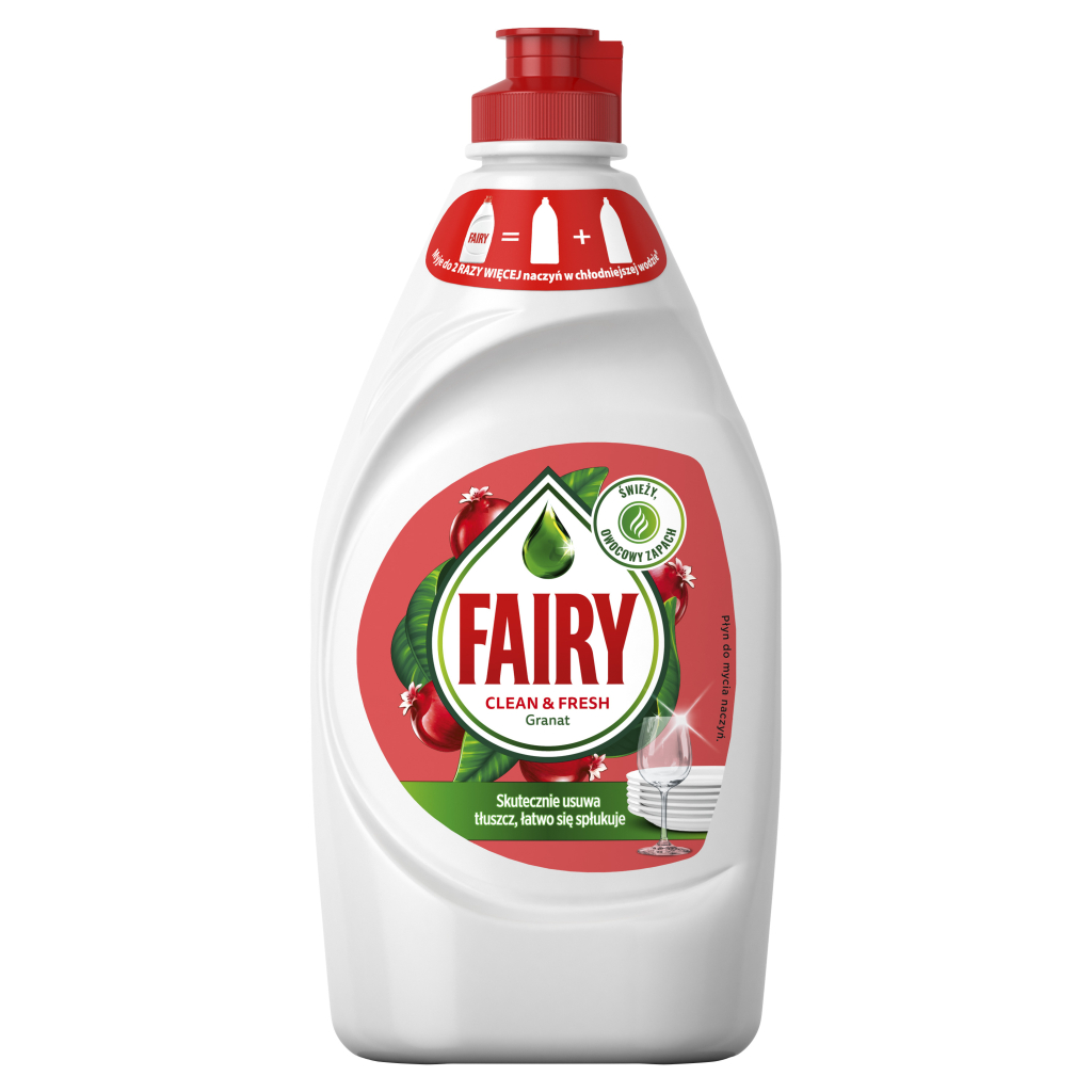 Засіб для ручного миття посуду Fairy Clean & Fresh Granat 450 мл (4015400956266) - зображення 1