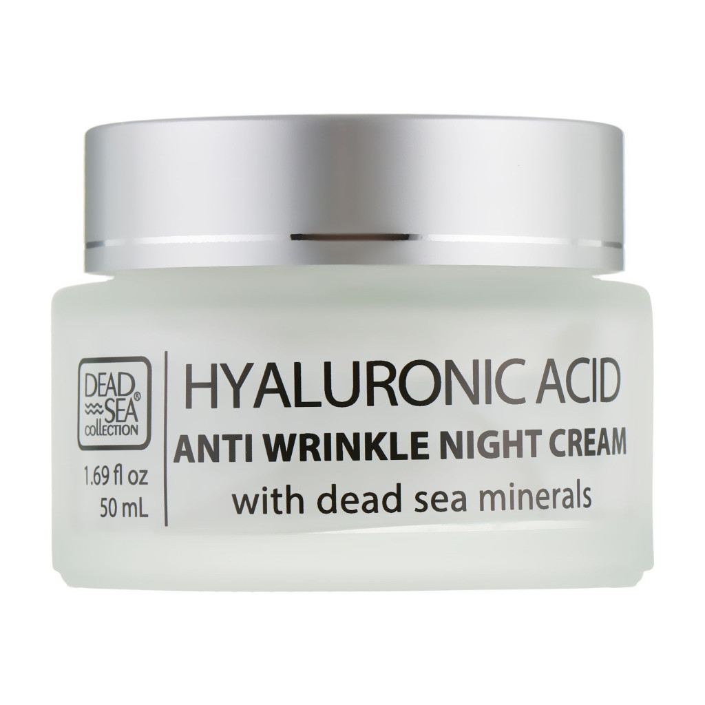 Крем для обличчя Dead Sea Collection нічний проти зморшок з гіалуроновою кислотою 50 мл (830668009424) - зображення 2