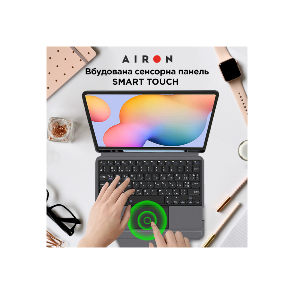 Чохол до планшета AirOn Premium для Samsung Tab S6 Lite SM-P610/615 2020 with Keyboard (4822352781099) - зображення 8