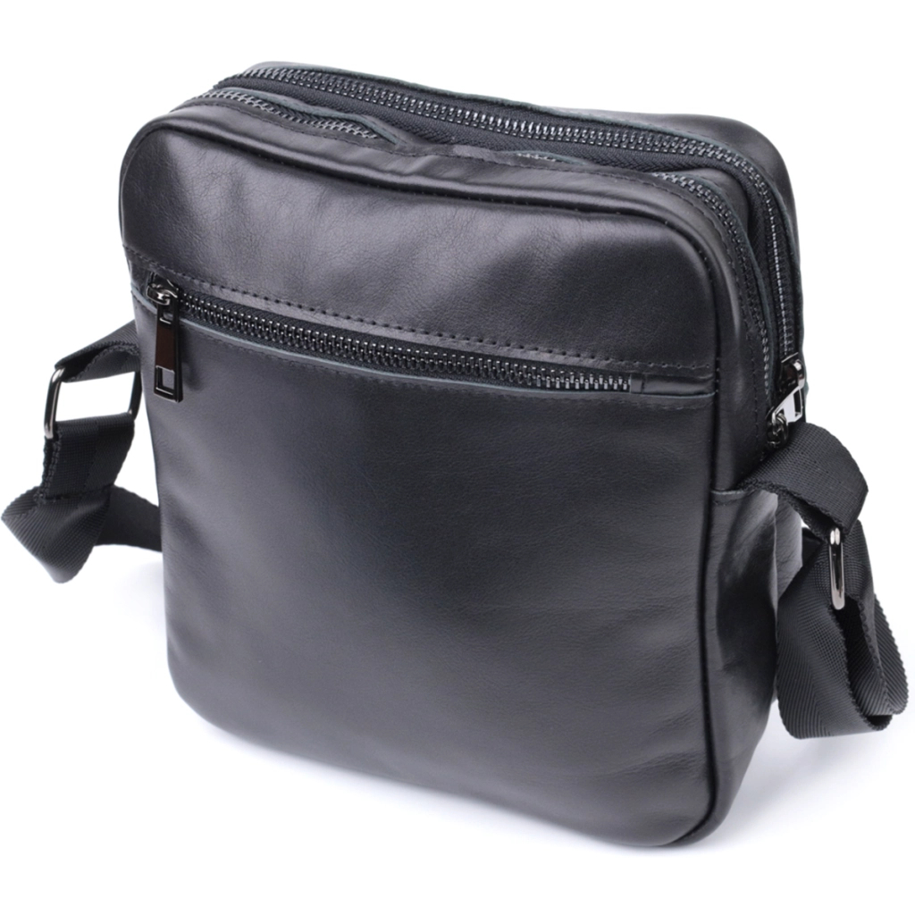 Сумка Shvigel З натуральної шкіри Чорна (22846) - зображення 2