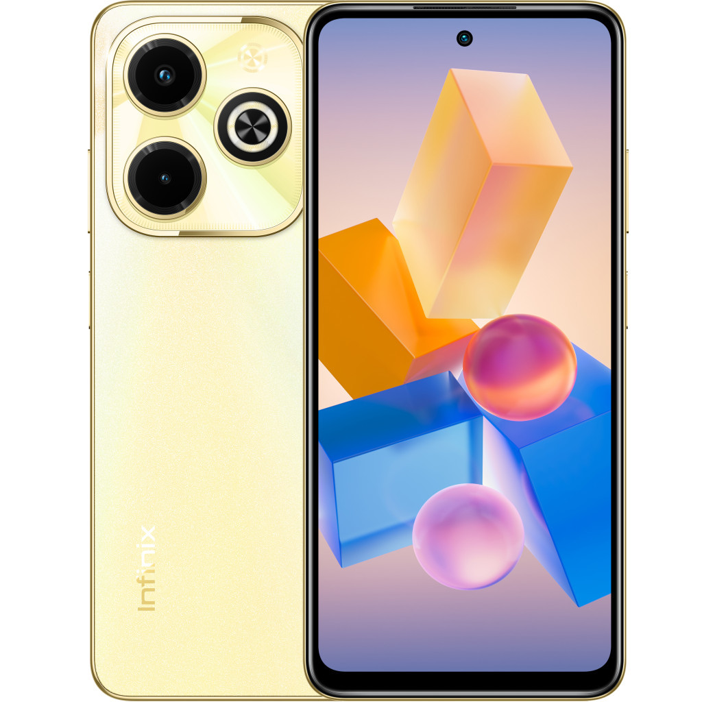 Мобільний телефон Infinix Hot 40i 4/128Gb NFC Horizon Gold (4894947012839) - зображення 1