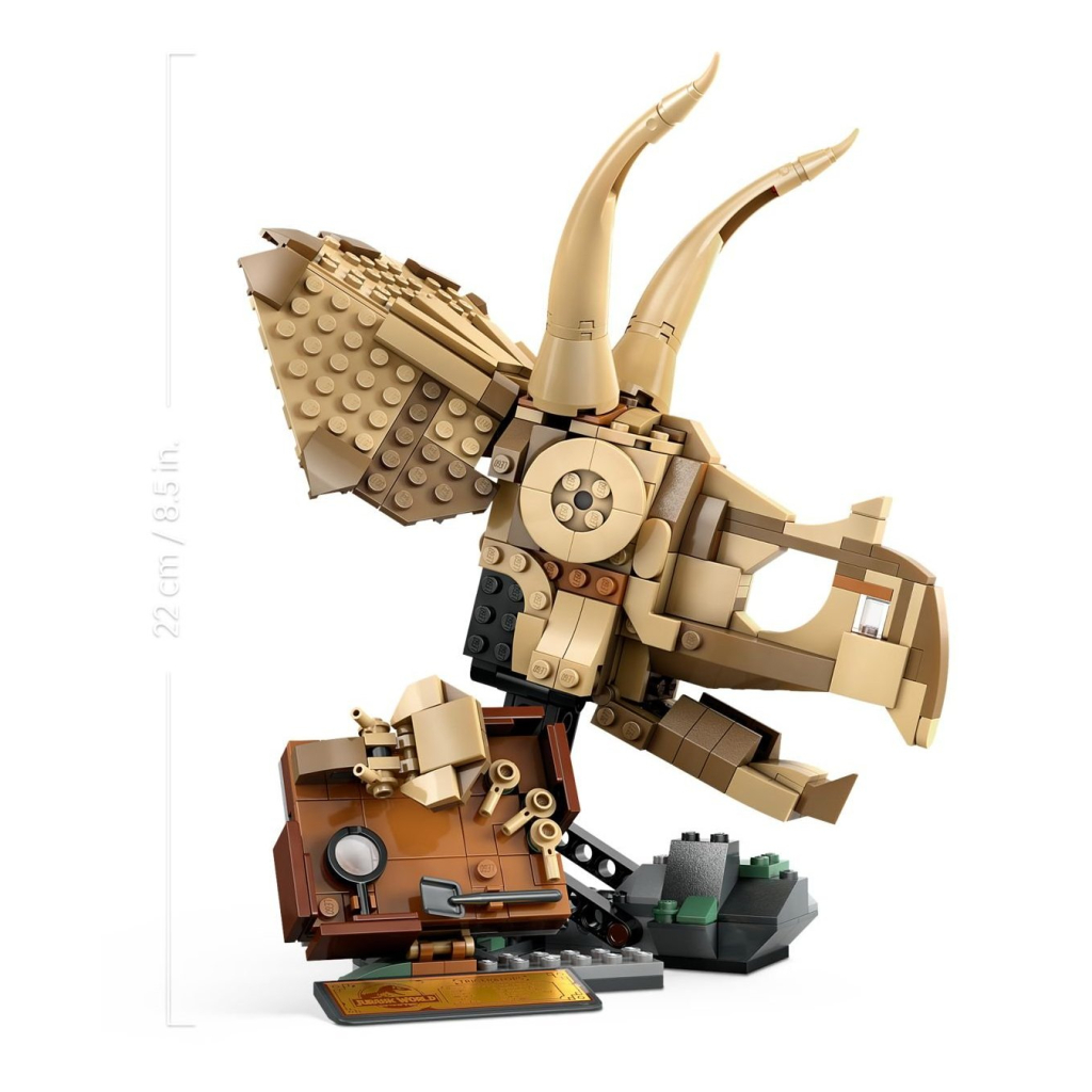 Конструктор LEGO Jurassic World Скам''янілості динозаврів: череп трицератопса (76969) - зображення 4