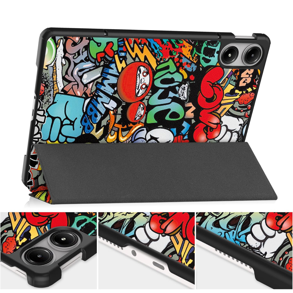 Чохол до планшета BeCover Smart Case Xiaomi Poco Pad 12.1" Graffiti (711569) - зображення 5