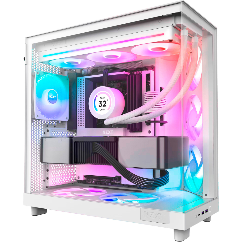 Кулер до корпусу NZXT F360 RGB Core Fan (Single Frame) - White (RF-U36HF-W1) - зображення 6