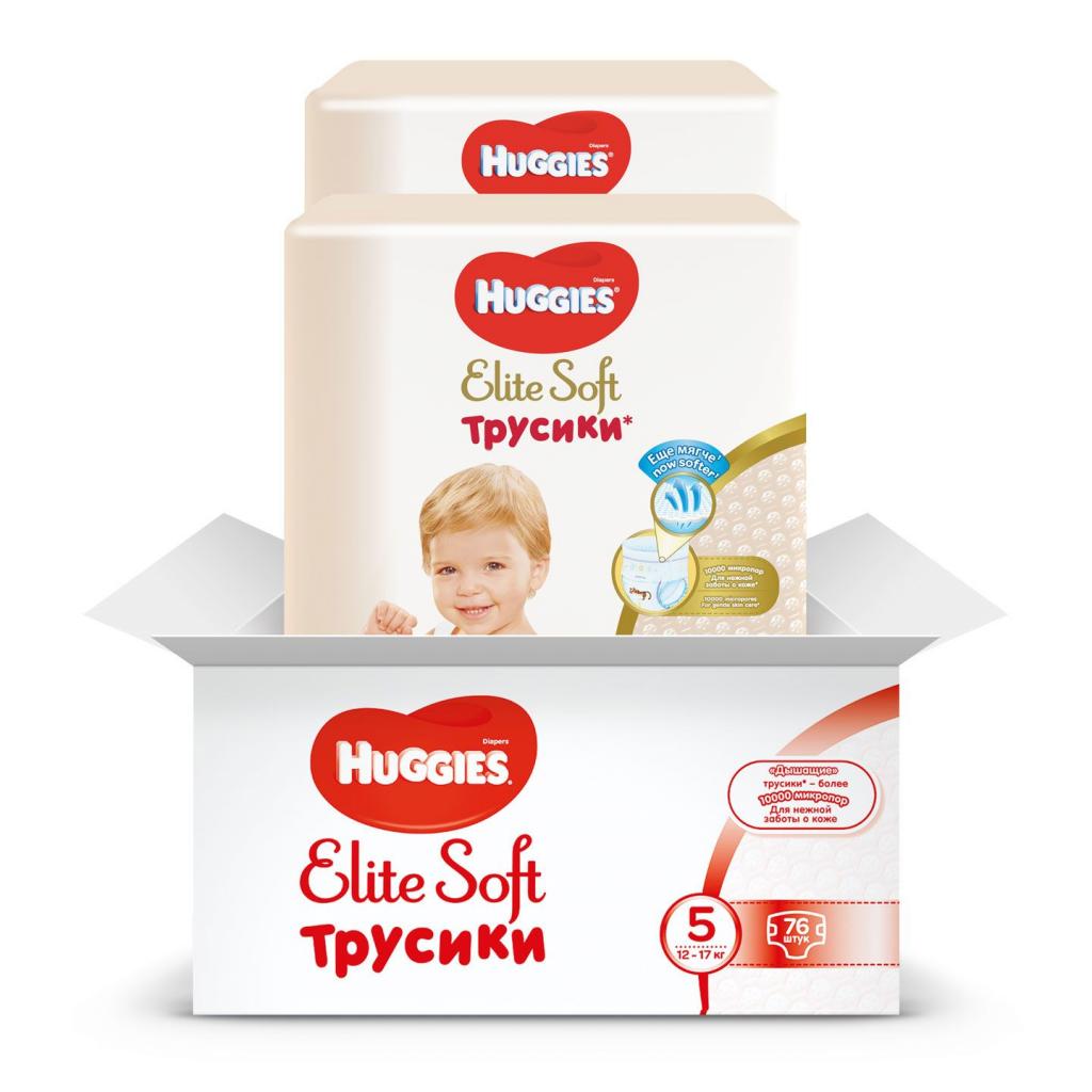 Підгузки Huggies Elite Soft Pants XL 5 (12-17 кг) 76 шт (5029053547114) - зображення 3