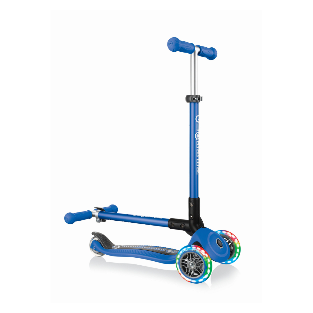 Самокат Globber Primo Foldable Lights Синій (432-100) - зображення 7
