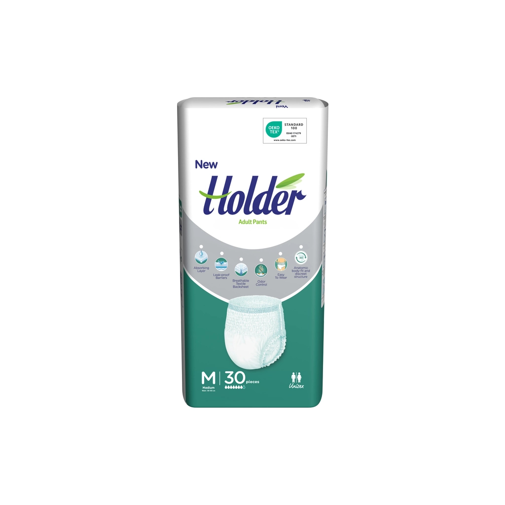 Підгузки для дорослих Holder Emici Kulot Eko труси M Medium 30 шт (8697405346547) - зображення 1