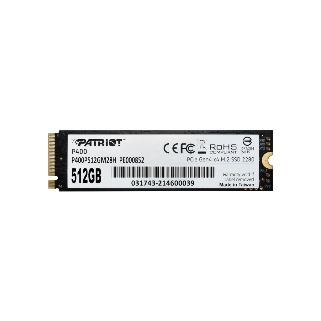 Накопичувач SSD M.2 2280 512GB Patriot (P400P512GM28H) - зображення 5