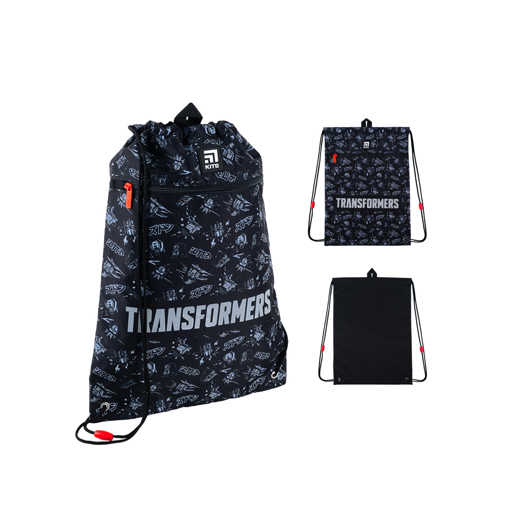 Сумка для взуття Kite Transformers Чорна (TF24-601M-2) - зображення 1