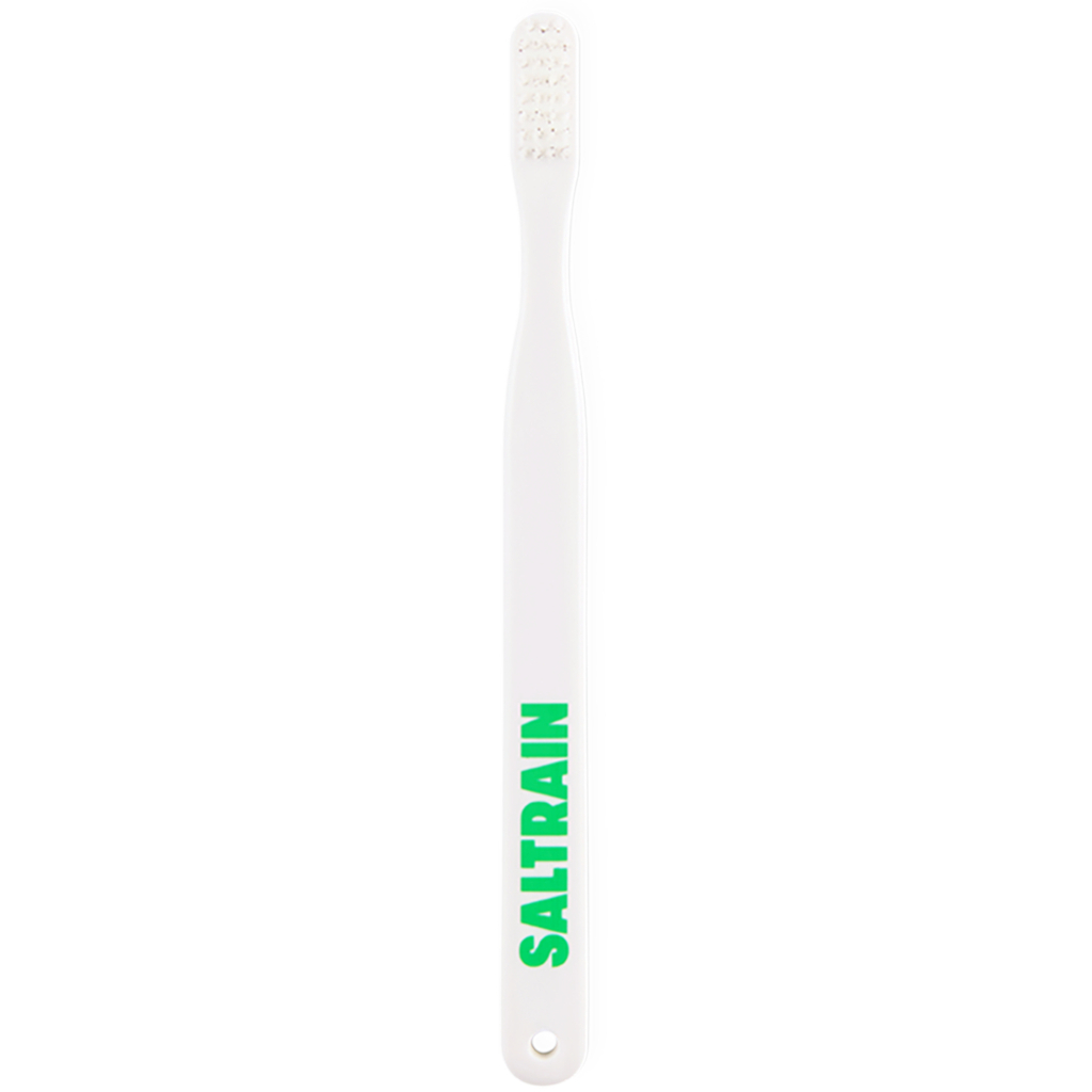 Зубна щітка Saltrain М'яка Біла із зеленим (8809552278156) - зображення 1