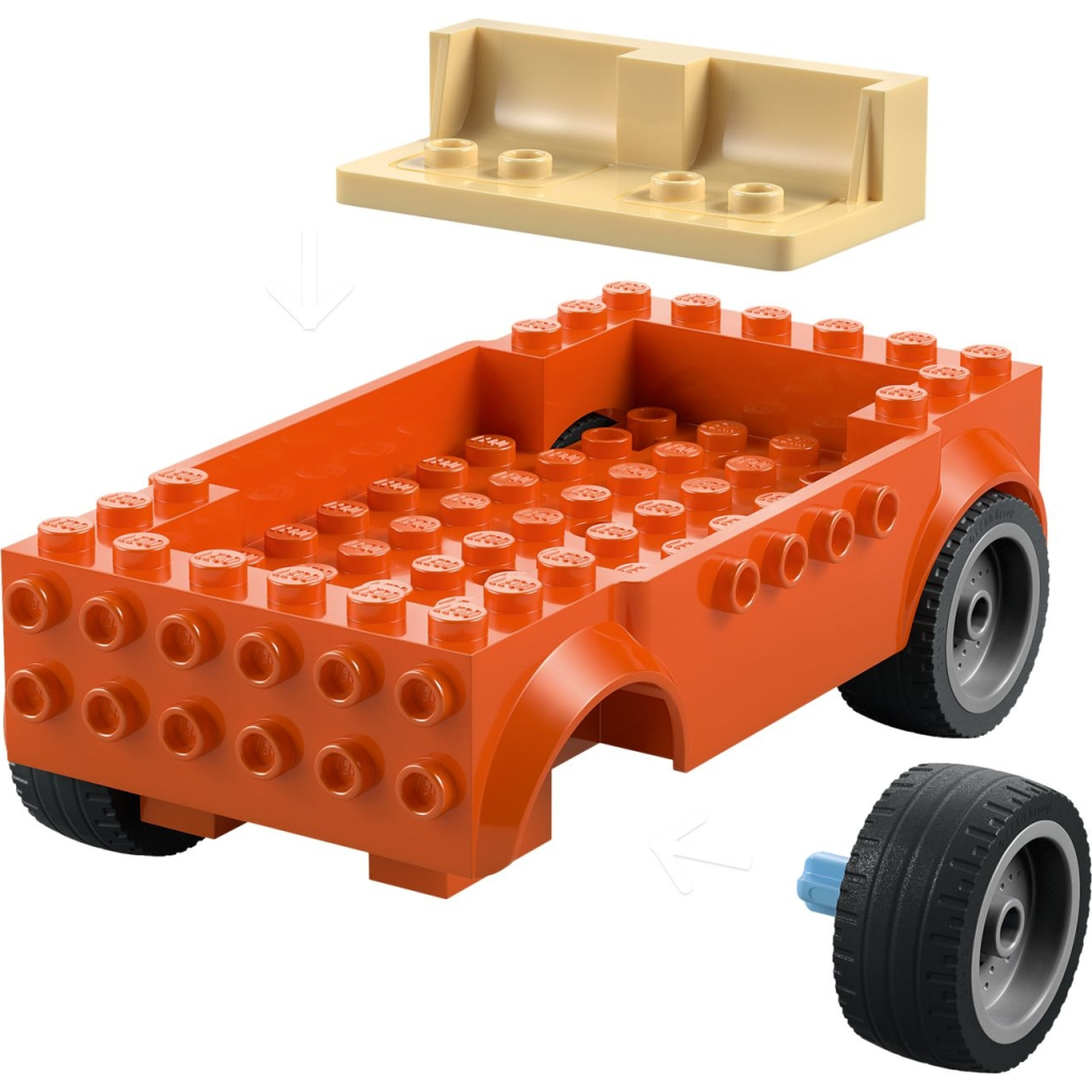 Конструктор LEGO Bluey Пляж і сімейна поїздка на автомобілі Блуї (11202) - зображення 7