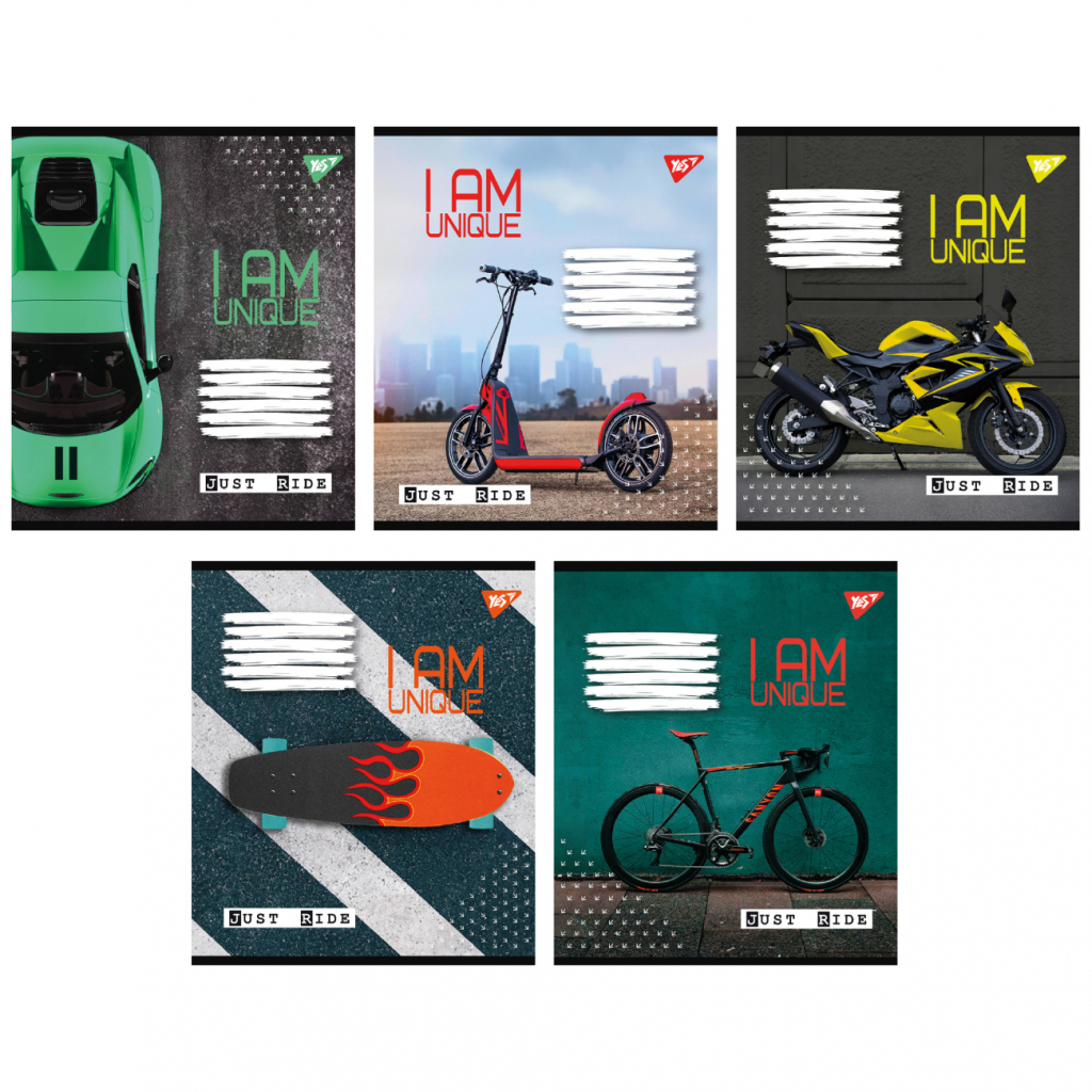 Зошит Yes Unique А5 36 аркушів клітинка (767072) - зображення 1