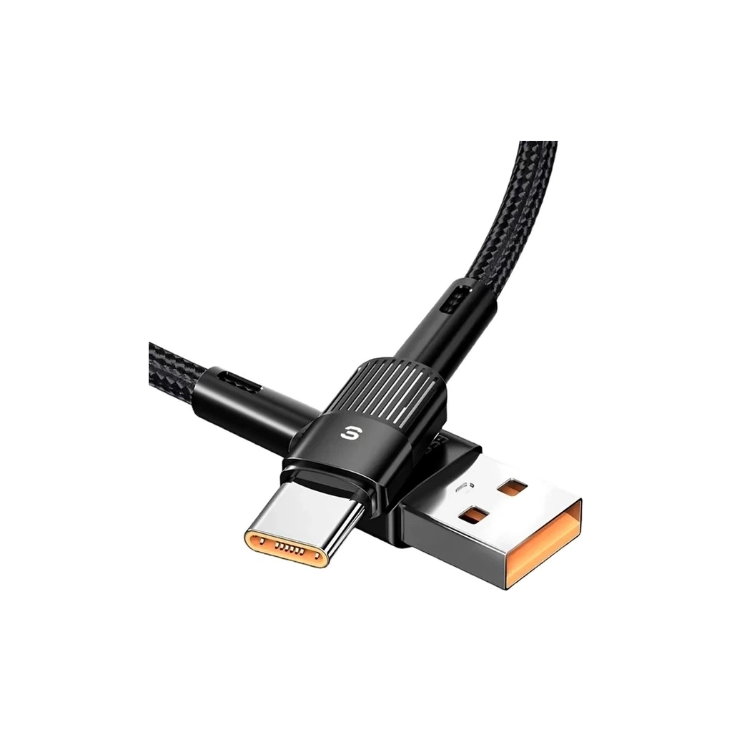 Дата кабель USB 2.0 AM to USB-C 1.0m 7A black Essager (EXCT-XC01) - зображення 3