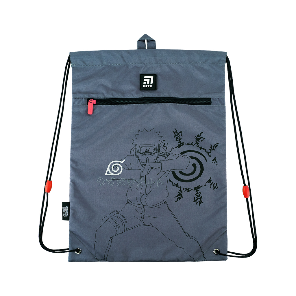 Сумка для взуття Kite Naruto Сіра (NR24-601M) - зображення 3
