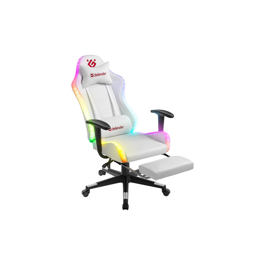 Крісло ігрове Defender Watcher RGB White (64336) - зображення 4