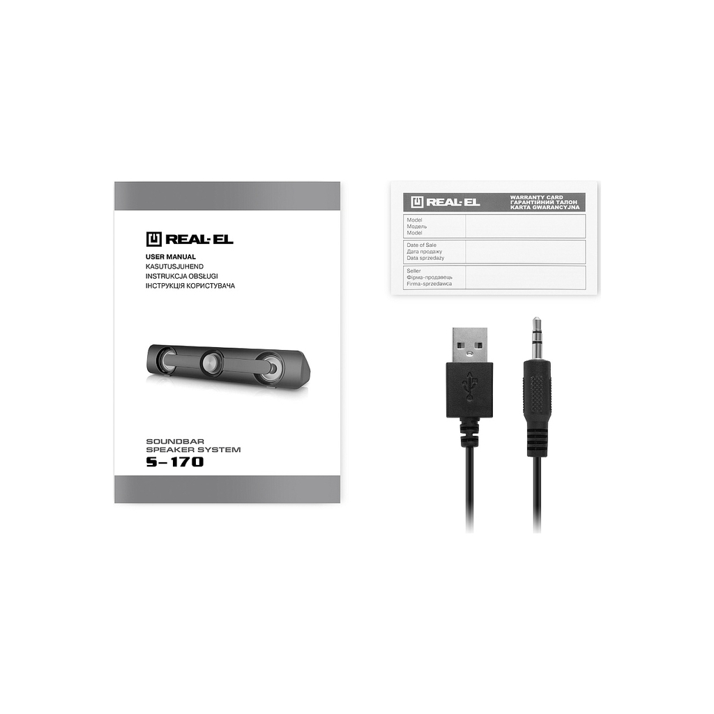Акустична система REAL-EL S-170 6Вт Black (EL121100013) - зображення 8