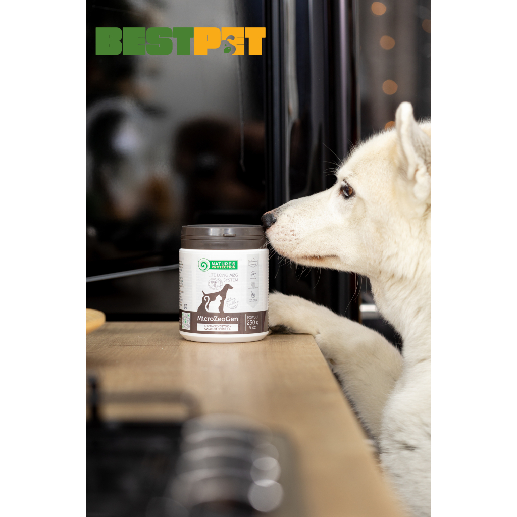 Пробіотична добавка для тварин Nature's Protection MicroZeoGen для собак та котів 250 г (CAN63290) - изображение 2
