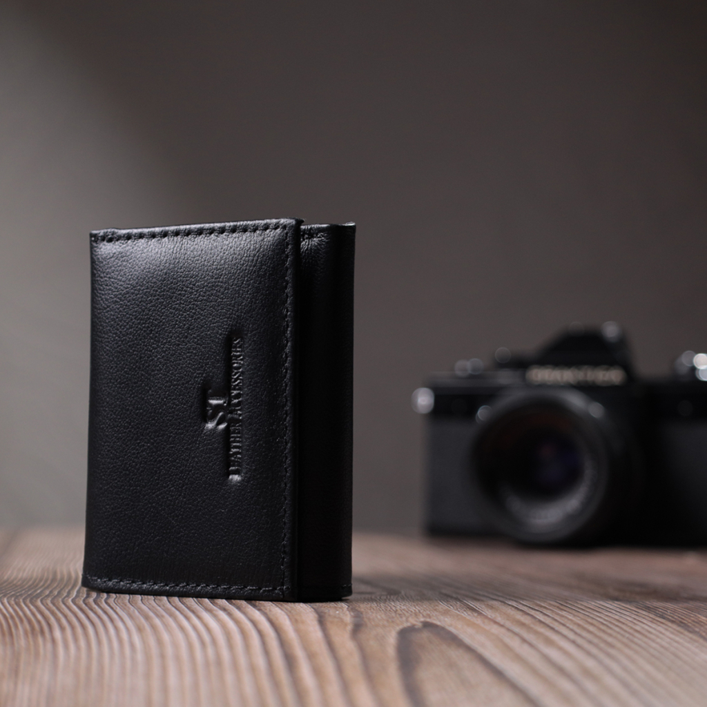 Гаманець ST Leather З натуральної шкіри Чорний (22742) - зображення 9