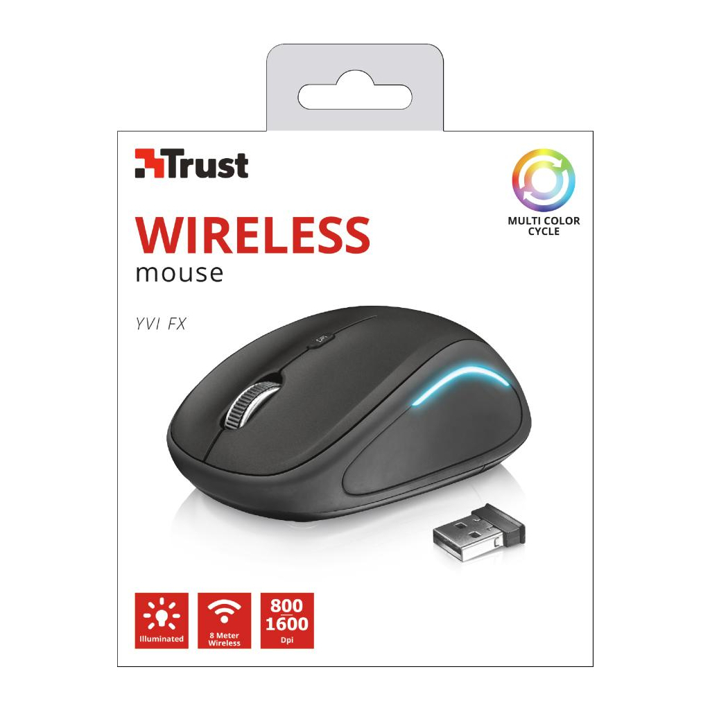 Мишка Trust Yvi FX black (22333) - зображення 6