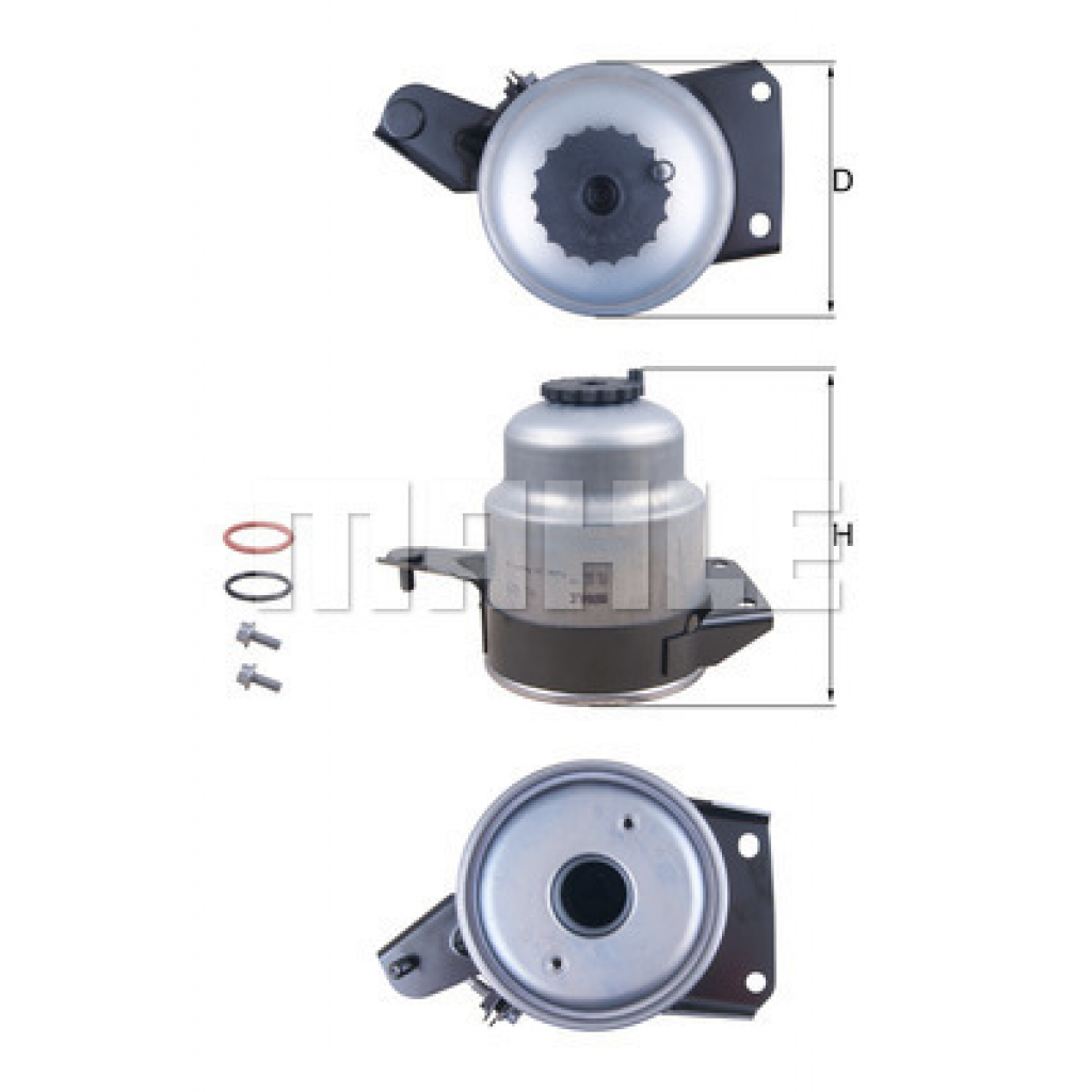 Фільтр паливний Mahle KL829D - зображення 1