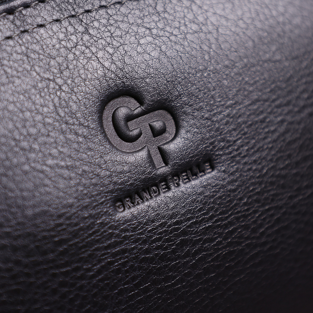 Косметичка Grande Pelle Шкіряна Чорна (11570) - зображення 11