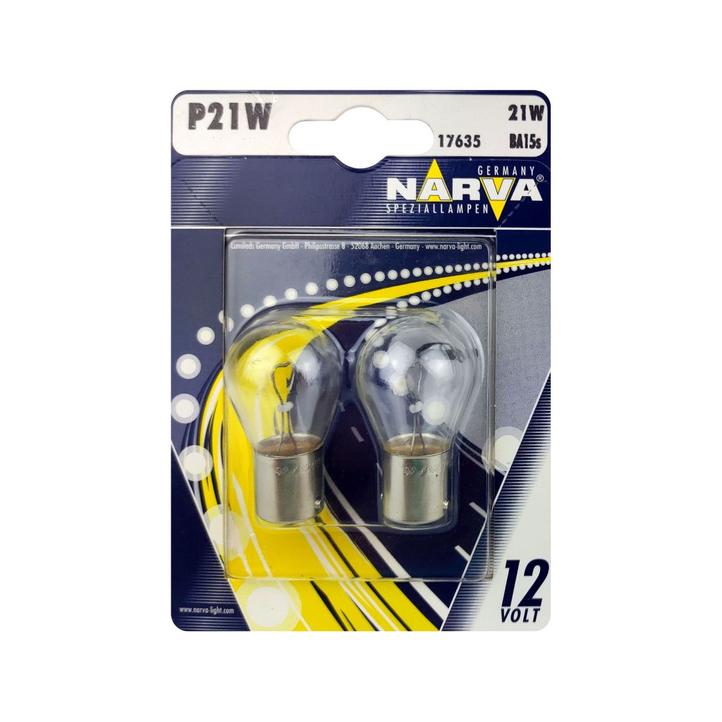 Автолампа Narva P21W 17635 (257185) - зображення 1