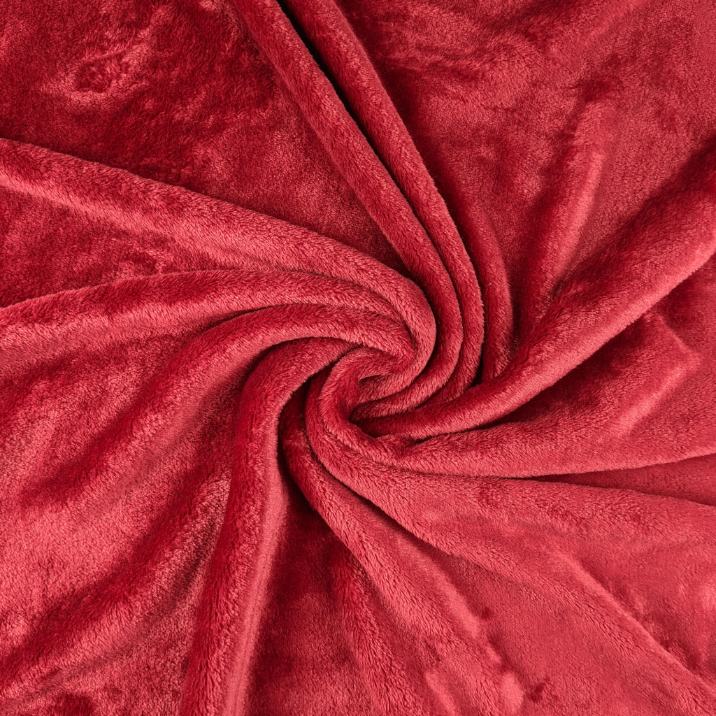 Плед Home Line флісовий Фланель бордовий, 150х195см (164489) - зображення 2