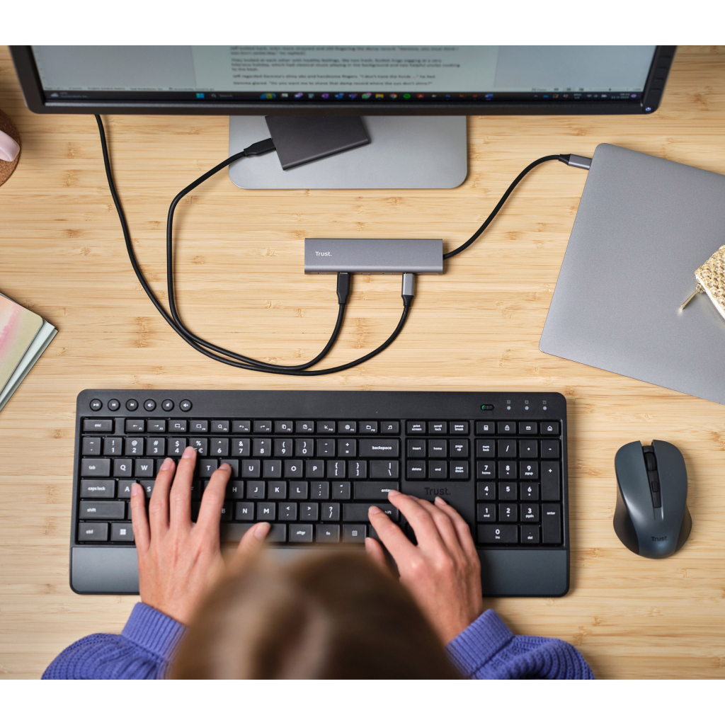 Концентратор Trust Halyx 5-Port USB-C Hub (25136) - зображення 8