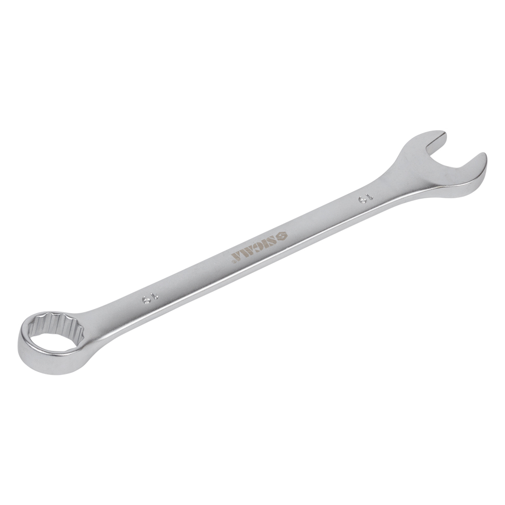 Ключ Sigma ріжково-накидний 19мм CrV satine (6021191) - picture 6