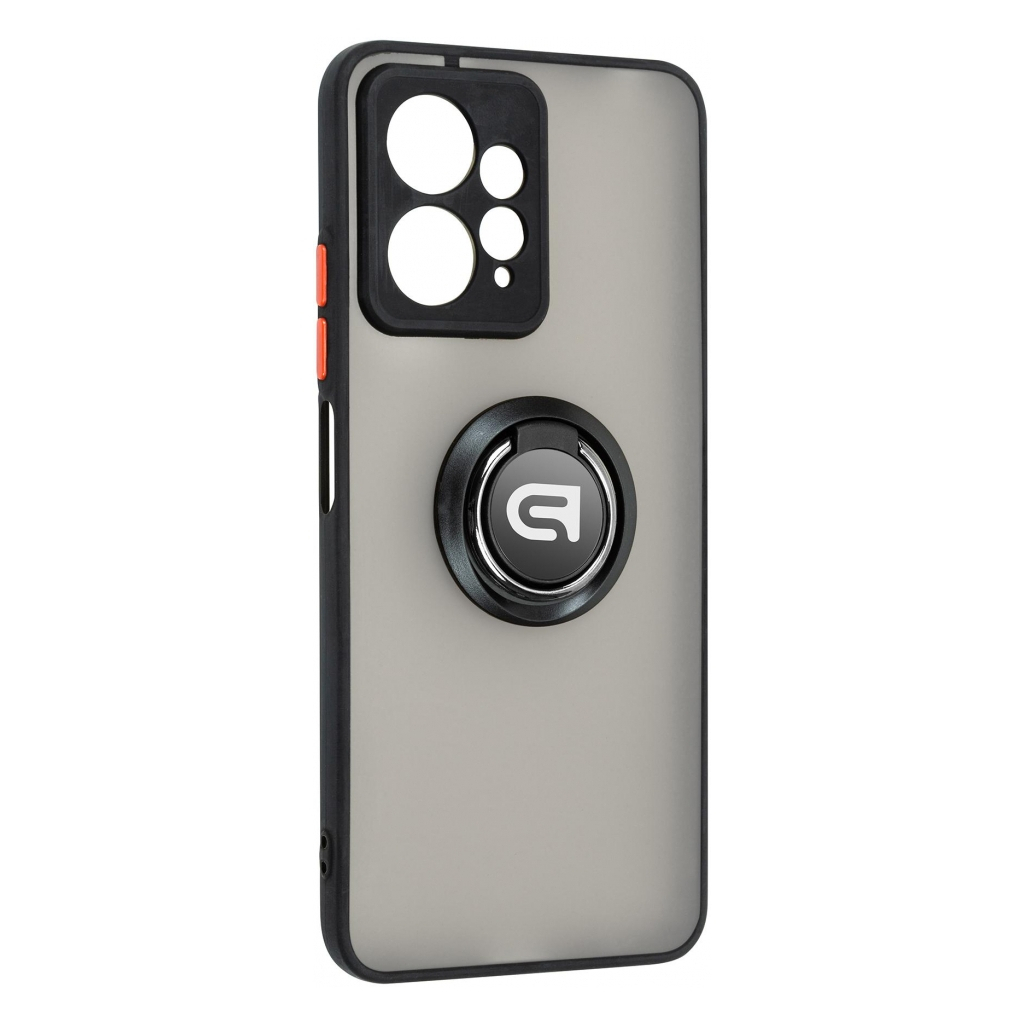 Чохол до мобільного телефона Armorstandart Frosted Matte Ring Xiaomi Redmi Note 12 4G Black (ARM68378) - зображення 1