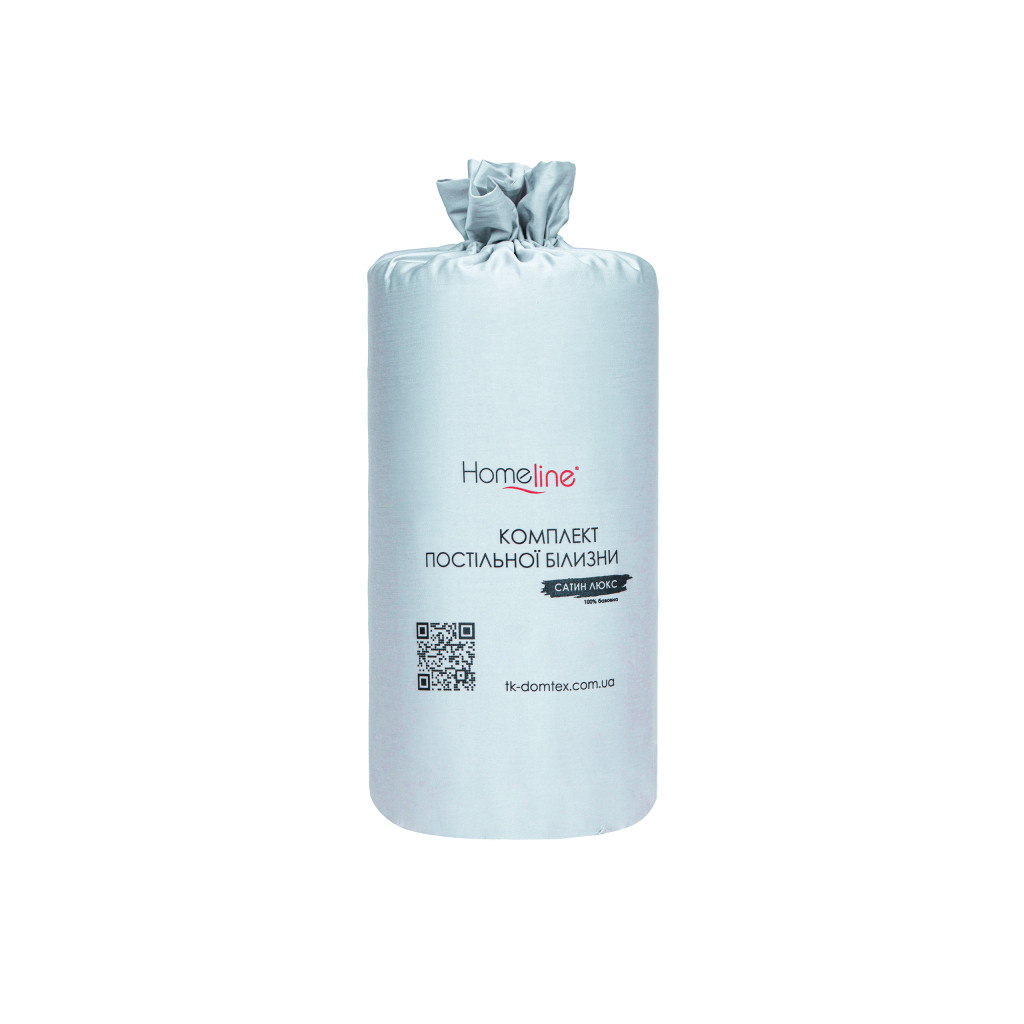 Постільна білизна Home Line Сатин Люкс (світло-блакитний) сімейний (182972) - зображення 2