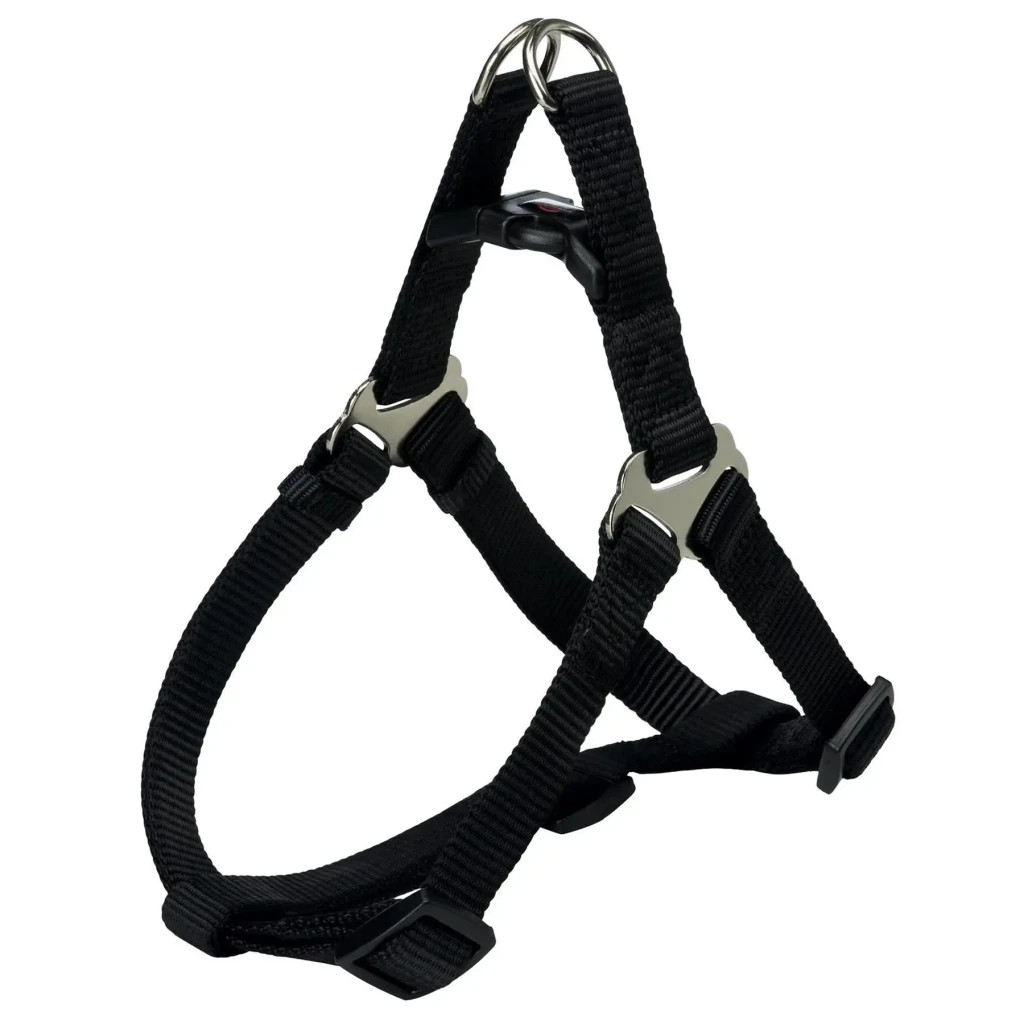 Шлея для собак Trixie Premium S 40-50 см/15 мм чорна (4011905204413) - зображення 1