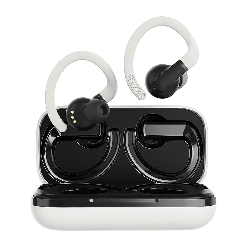 Навушники Canyon OnRun 11 Sport TWS White/Black (CNS-TWS11W) - зображення 1