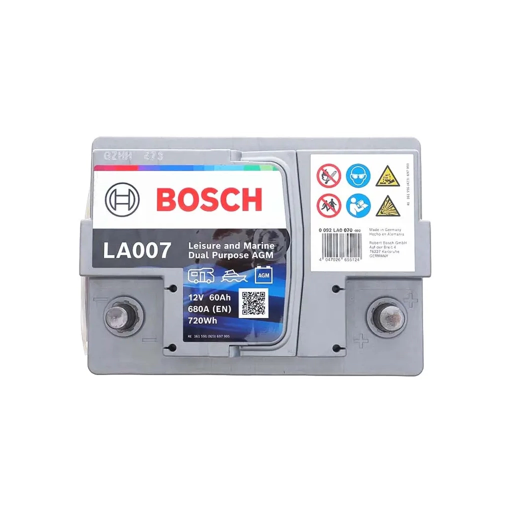 Акумулятор автомобільний Bosch 0 092 LA0 070 - зображення 2