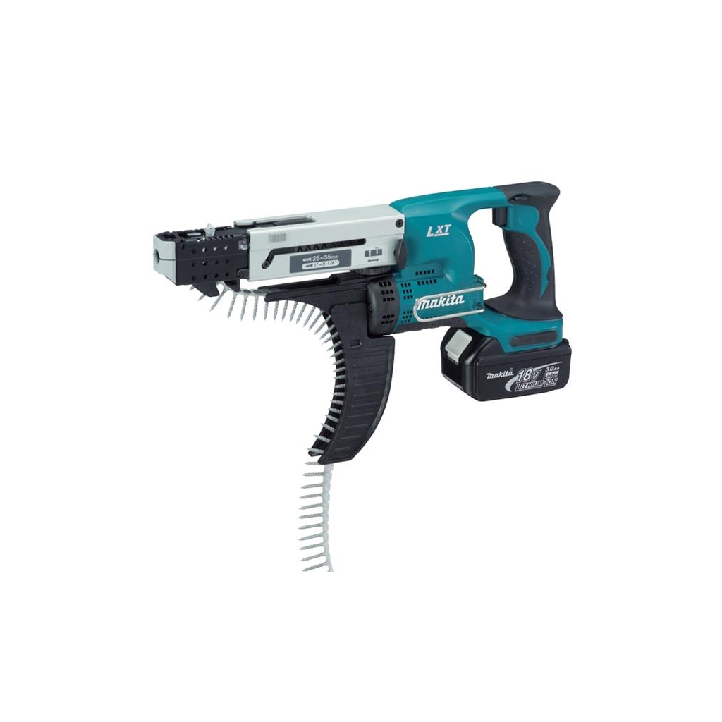 Шуруповерт Makita магазинний з автоматичною подачею + кейс (DFR550RFE) - зображення 1